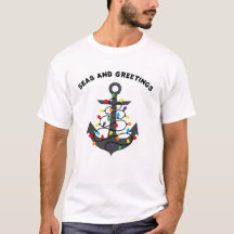 Mer nautique et salutations