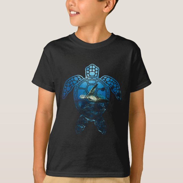 T-shirt mer turtle-2 (Devant)