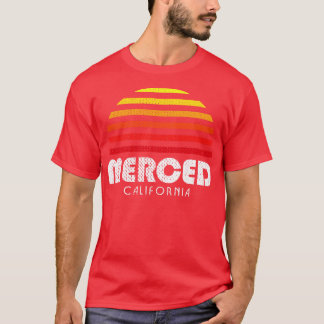 T-shirt Merced California Sunset Retro