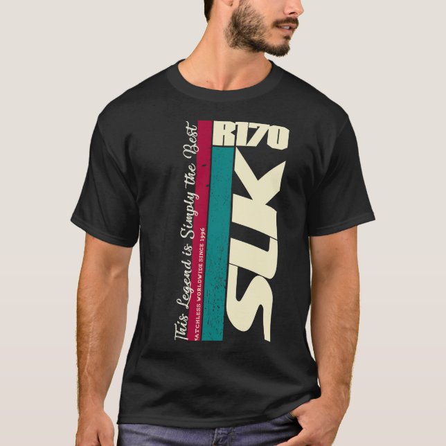T-shirt Mercedes SLK R 170 - The Legend symply the best (Devant)
