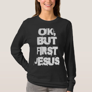 T-shirt Merch À Propos De Jésus Pour Les Gens De Foi Ok Ma