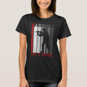 T-shirt Merchandise de Warzone Jour N'Night Goulag Vinta