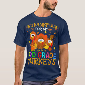 T-shirt Merci À L'Enseignant De Thanksgiving Pour Mon Voya