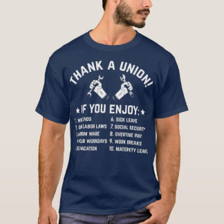 T-shirt Merci à un syndicat    DayPlus Taille 