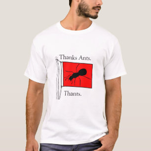 T-shirt Merci Ants. Des filles.