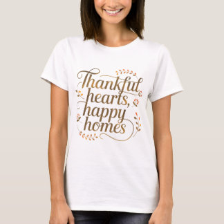 T-shirt Merci Coeurs Happy Homes