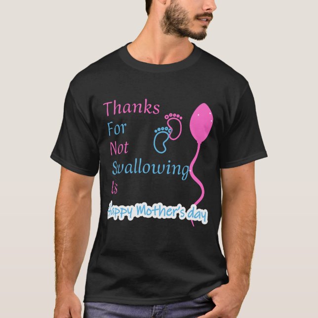 T-shirt Merci de ne pas nous avaler (Devant)