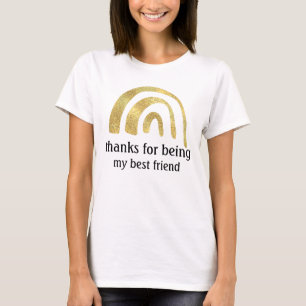 T-shirt merci d'être mon meilleur ami personnalisé