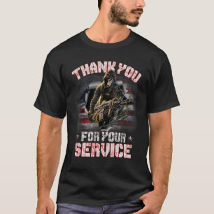 T-shirt Merci du jour commémoratif en détresse pour votre 