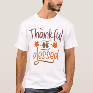 T-shirt Merci Et Béni Thanksgiving