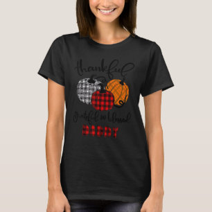 T-shirt Merci Grateful Daddy Automne automne Pumpki