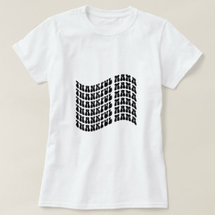 T-shirt Merci Mama Typographie