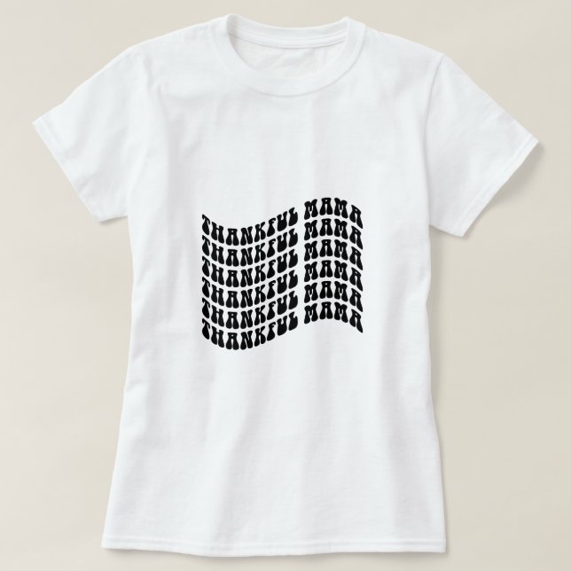 T-shirt Merci Mama Typographie (Design devant)