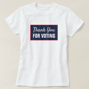 T-shirt Merci non partisan pour le vote