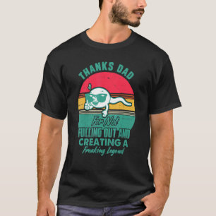 T-shirt Merci Papa de ne pas avoir abandonné et d'avoir cr