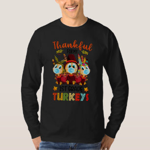 T-shirt Merci Pour Ma 1ère Classe Turkeys Fall Thanksgivin