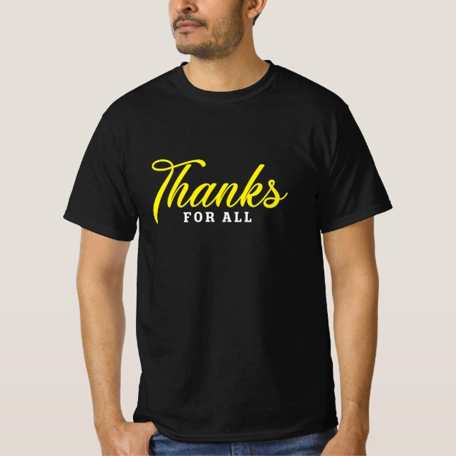 T-shirt Merci pour tous (Devant)