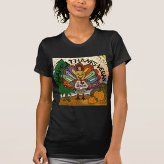 T-shirt Merci Vegan Thanksgiving Turquie