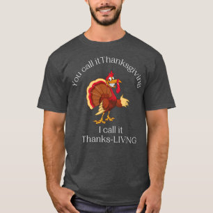 T-shirt Merci Vivre Végétarien Turquie Drôle Pun Le