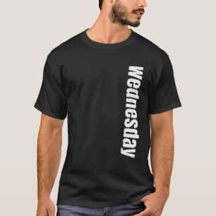 T-shirt MERCREDI Chemise Jours de la SEMAINE Drôle Hommes 