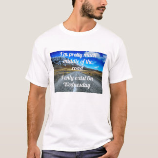 T-shirt Mercredi Mood Meme Moyen