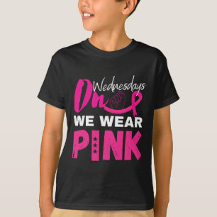 T-shirt Mercredi, Nous Portons Une Sensibilisation Au Canc