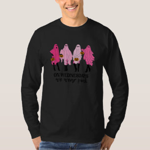 T-shirt Mercredi, on porte du rose fantôme