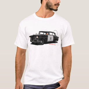 T-shirt Mercury-Monterey-route-patrouille-car 1957