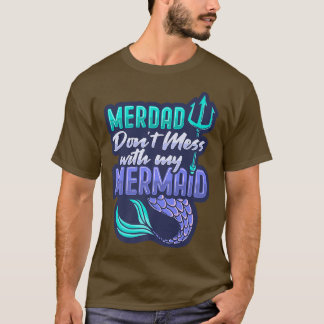 T-shirt Merdad Design pour papa de sirène 