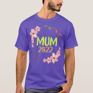 T-shirt mère 2022 epectant maman bébé nativité grossesse
