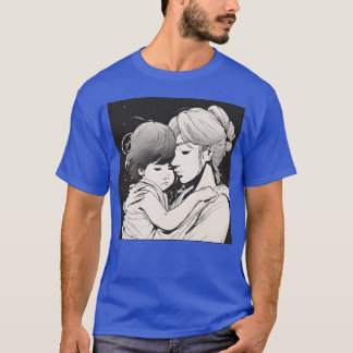 T-shirt Mère amour bébé fille