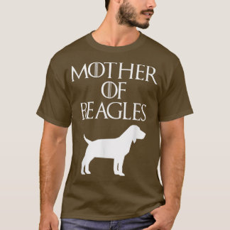 T-shirt Mère blanche mignonne et unique de Beagle E010566