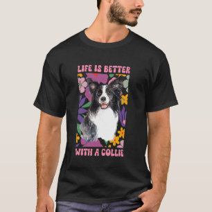 T-shirt Mère Border Collie d'une mère Border Collie