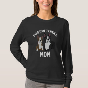 T-shirt Mère Boston Terrier Parent de chien Patte Maman Pr
