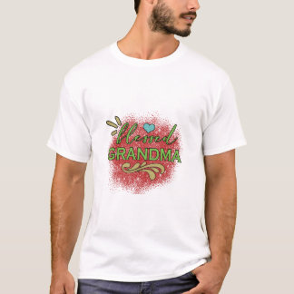 T-shirt Mère Cadeau Béni Grand-mère