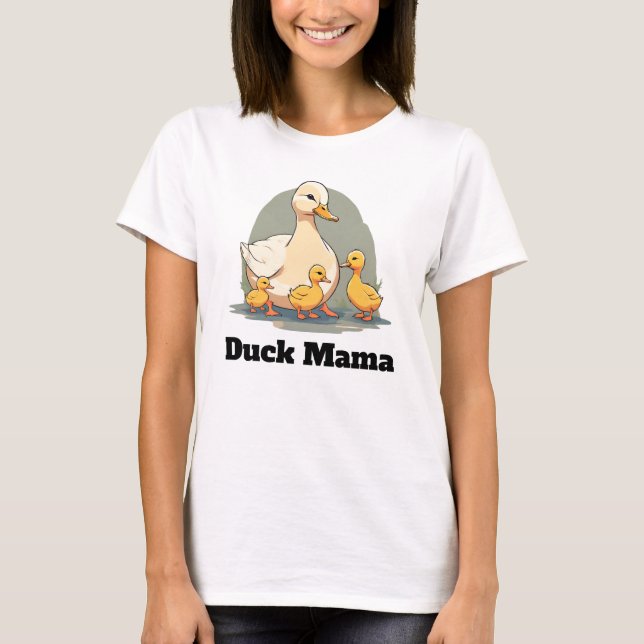 T-shirt Mère Canard et Canettes (Devant)