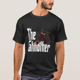 T-shirt Mère de chat drôle Catmère Chat noir maman Evil