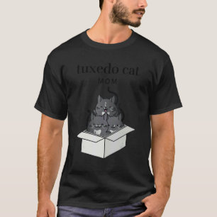 T-shirt Mère de chat smoking Mignonne
