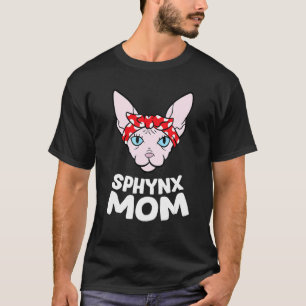 T-shirt Mère de chaton Sphynx drôle Femmes Mère Sphynx Sph