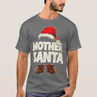 T-shirt Mère de famille Xmas Père Noël Funny Noël Père Noë