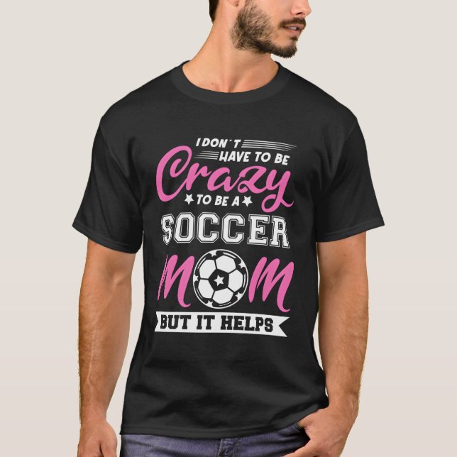 T-shirt Mère de football Gameday Soccer Maman (Devant)