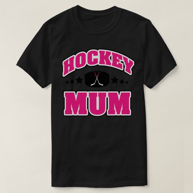 T-shirt Mère de hockey sur glace (Design devant)