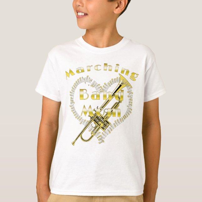 T-shirt Mère de la bande de Marching Trumpet (Devant)