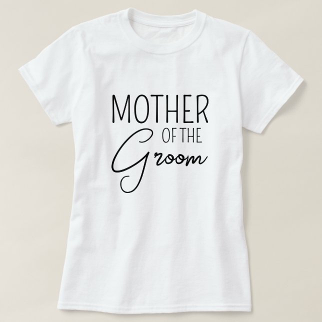 T-shirt Mère de la chambre - mignonne Mariage de famille c (Design devant)