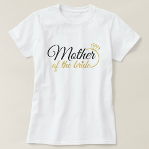 T-shirt Mère de la Fête de Mariée T Chemise