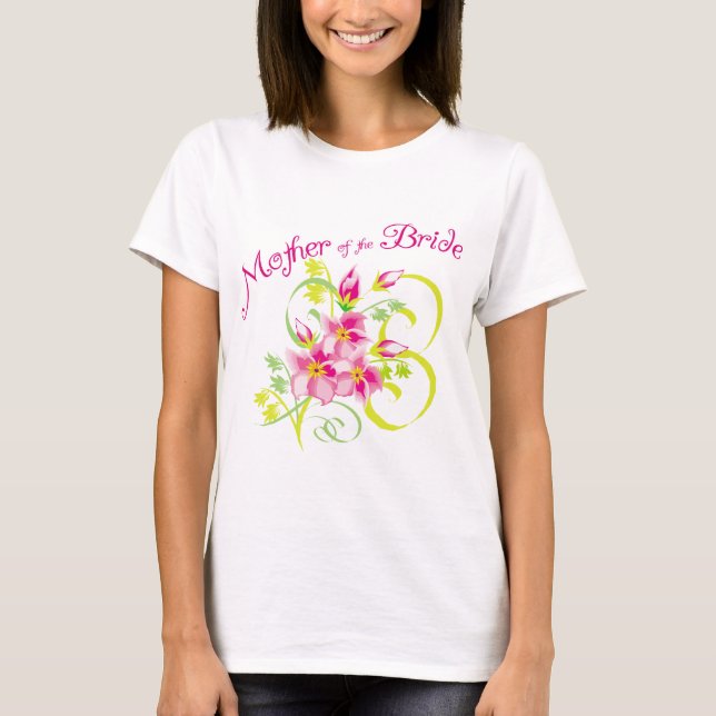 T-shirt Mère de la mariée (Devant)