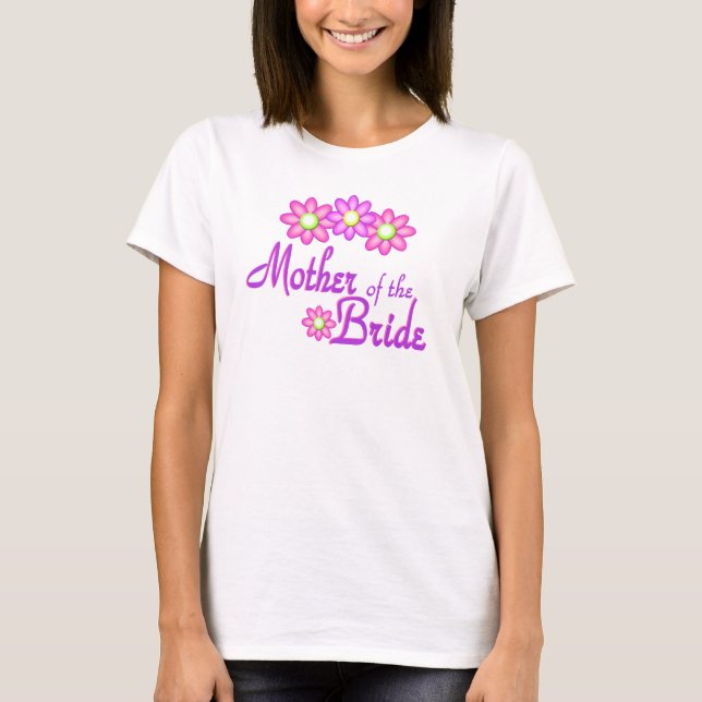 T-shirt Mère de la mariée (Devant)