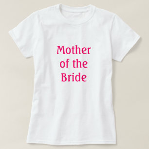 T-shirt Mère de la mariée