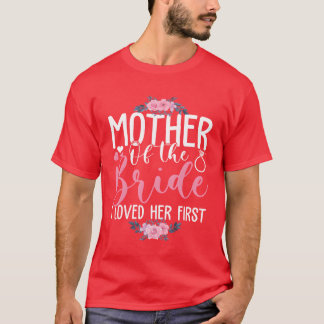 T-shirt Mère de la mariée joyeux mères
