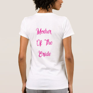 T-shirt Mère de la mariée personnalisée | Tribu de la mari